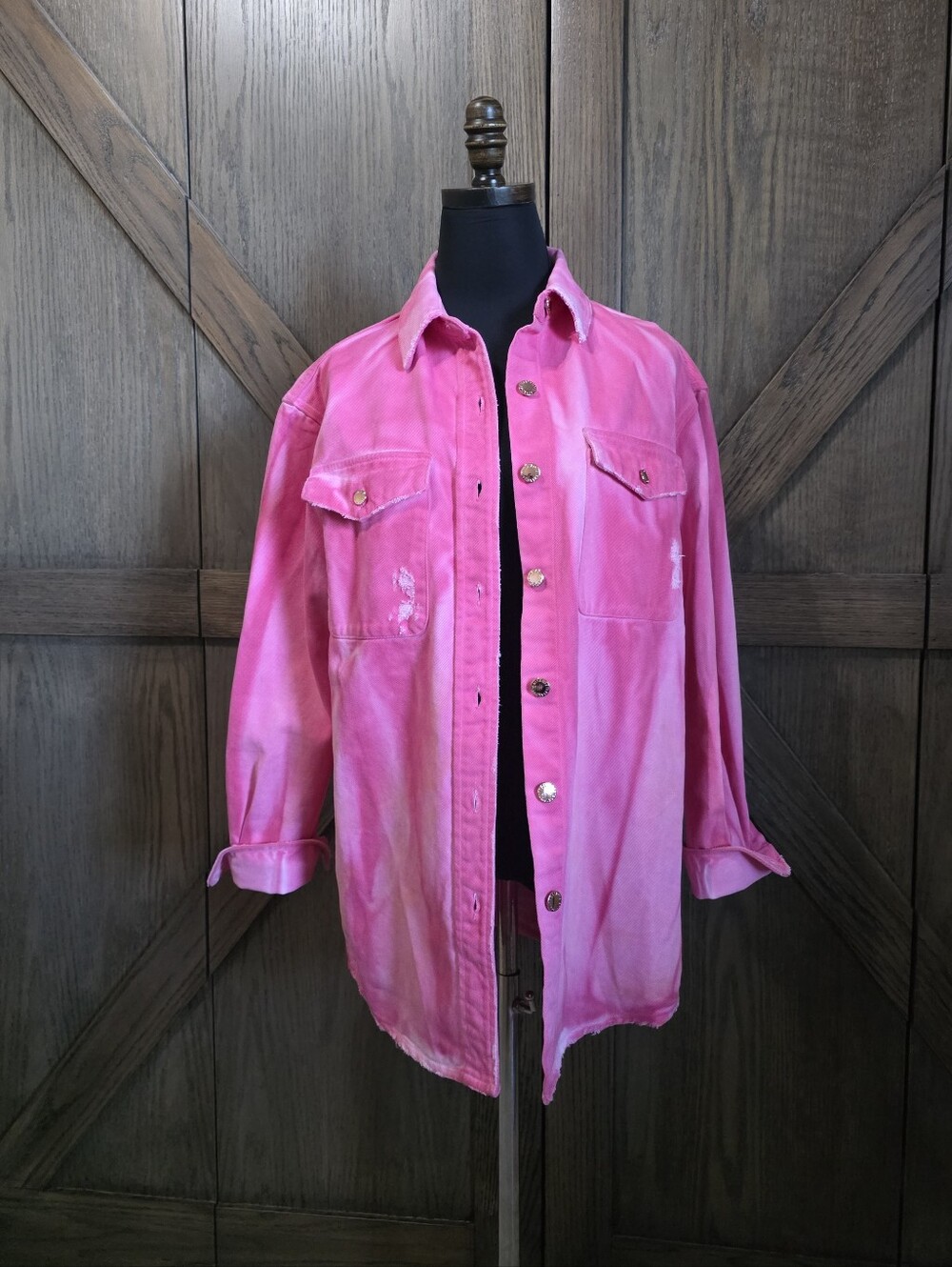 Retrofete Pink Jean Jacket